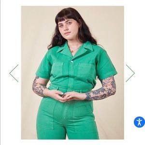 Big Bud Press Seafoam Green Jumpsuit - Large